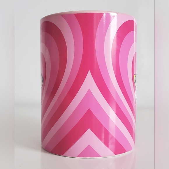 Powerpuff Girls Heart Mug Cartoon Pink Coffee Mug Cup Jumbo NWT - Picture 7 of 13
